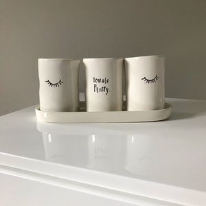 Rae Dun ceramic makeup holder